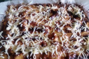 Lasagna cu ciuperci si piept de pui