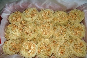 Desert kataif cu alune si fistic