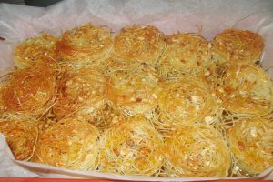 Desert kataif cu alune si fistic