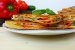 Sandvisuri cu omleta, ardei, ciuperci, muschi tiganesc si cascaval la Panini Maker Breville-4
