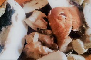 Papara cu ciuperci