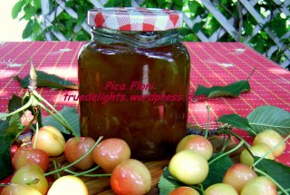 Dulceata de cirese galbene