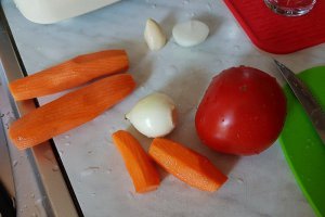 Supa crema din legume coapte la cuptor