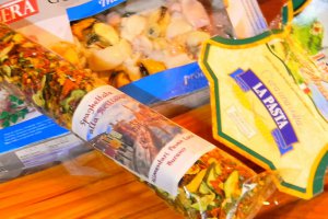 Linguini siciliene cu fructe de mare