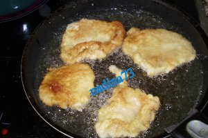 Pleurotus pane cu garnitura de orez