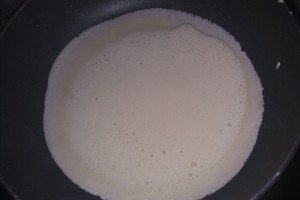 Desert budinca de vanilie cu clatitie