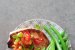 Burta de porc la gratar cu salsa picanta de nectarine si fasole cu usturoi-6