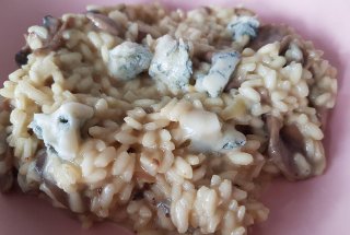 Risotto cu ciuperci si Gorgonzola