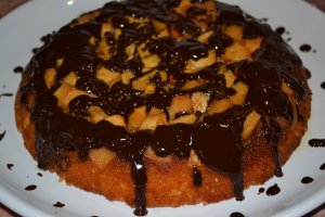 Desert prajitura cu gutui si ciocolata