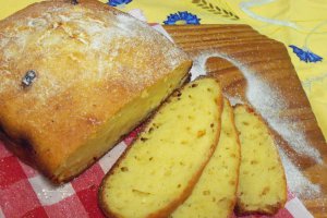 Desert prajitura cu branza si stafide