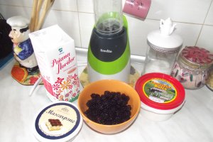 Smucite cu mure la blenderul Breville