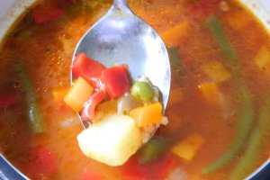 Ciorba de legume cu mei