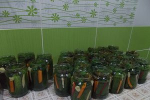 Castraveti murati in saramura