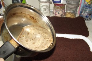 Desert prajitura Caramelo-Cappuccino