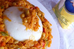 Ugali - mamaliga alba africana