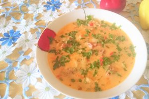 Ciorba greceasca de porc