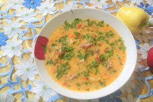 Ciorba greceasca de porc