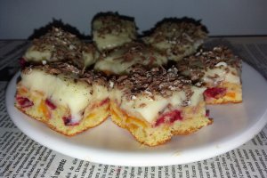 Desert prajitura Mozaic cu fructe
