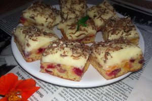 Desert prajitura Mozaic cu fructe