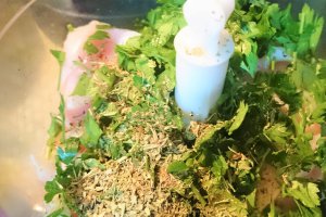 Ciorba cu perisoare de pui si oregano