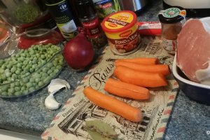 Muschi de porc cu legume si otet balsamic