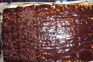 Desert prajitura cu mere, mac si crema de vanilie
