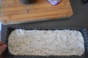 Focaccia cu avocado