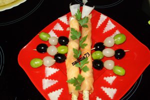 Aperitiv cu somon afumat