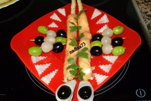 Aperitiv cu somon afumat