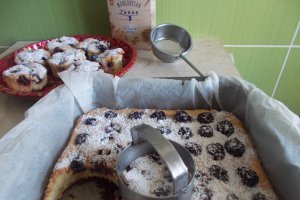 Desert prajitura cu dulceata de visine