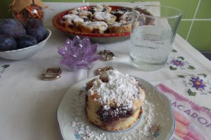 Desert prajitura cu dulceata de visine