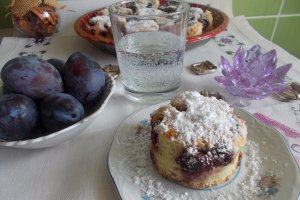 Desert prajitura cu dulceata de visine
