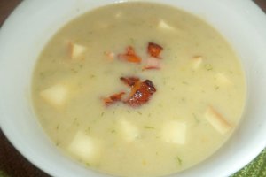 Supa crema de conopida cu lapte de cocos