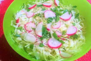 Salata de varza cu ridichi