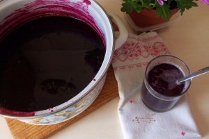 Sirop din struguri negri