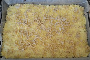 Desert prajitura cu mere si branza