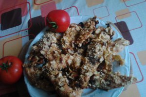 Pui in fulgi de porumb