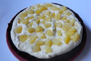Desert tort cu crema de mango si ananas-Reteta nr 400