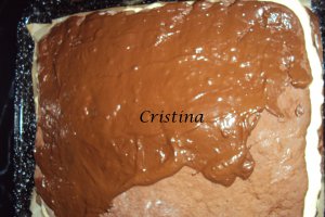 Desert prajitura cu foi si crema de vanilie