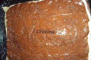 Desert prajitura cu foi si crema de vanilie