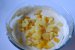 Desert prajitura cu crema de branza, mango si ananas-3