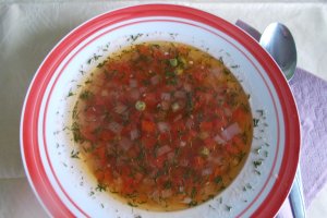 Ciorbita cu mazare si radacinoase