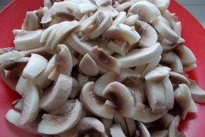 Ciulama de champignons cu mamaliguta