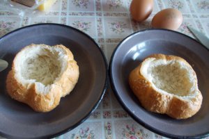 Aperitiv chifle umplute, la cuptor