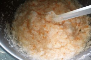 Sorbet de pepene galben, limoncello si fructul pasiunii
