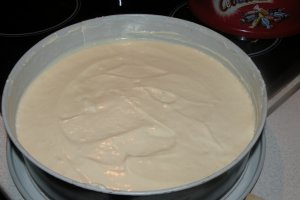 Desert tarta cu mere si budinca de vanilie