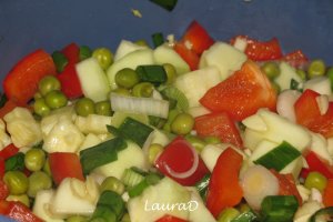 Pui cu legume de vara