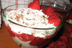 Crema de mascarpone cu zmeura