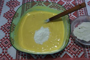 Desert tort cu portocale si frisca