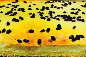 Desert tarta cu branza dulce si agrise